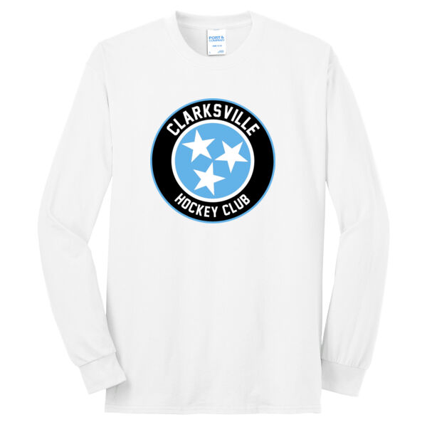 Clarksville Hockey  - Long Sleeve Core Blend Tee Thumbnail