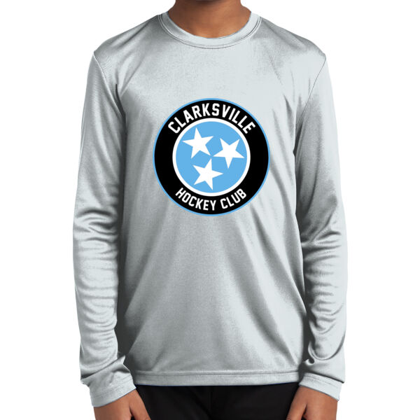 Clarksville Hockey  - Youth Long Sleeve PosiCharge ® Competitor Tee Thumbnail